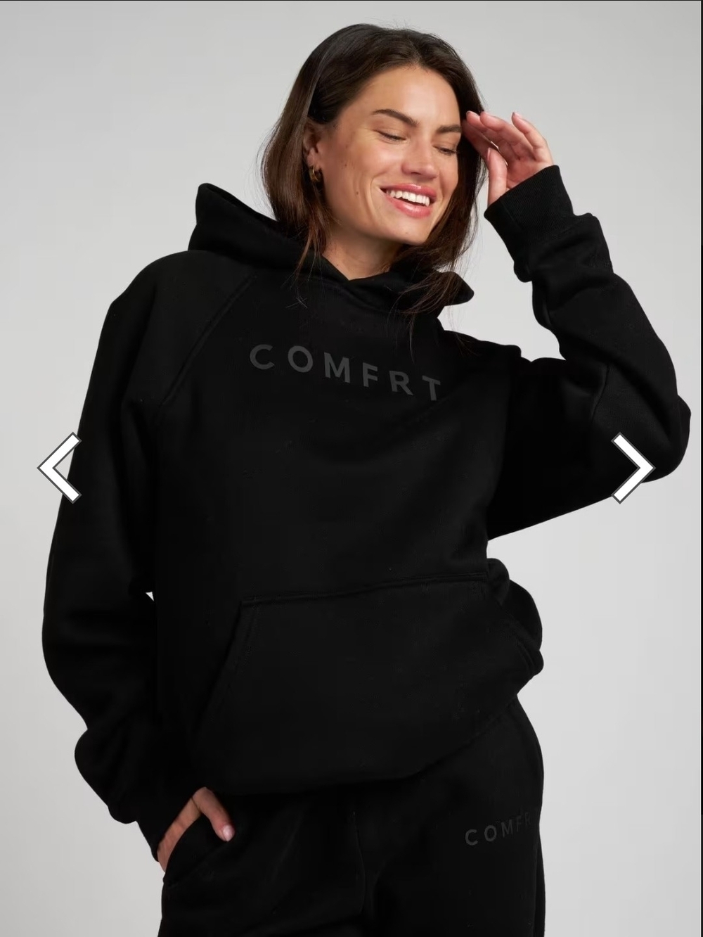 Comfrt Signature Pullover Hoodie In Onyx - 3XL